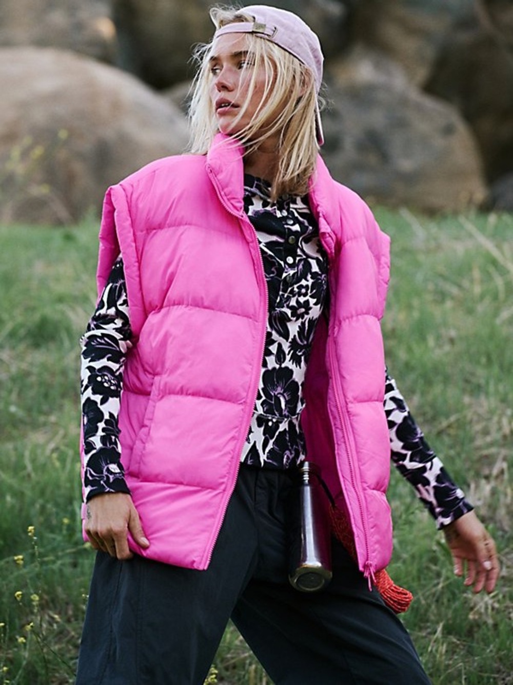 Free People In A Bubble Puffer Vest XS